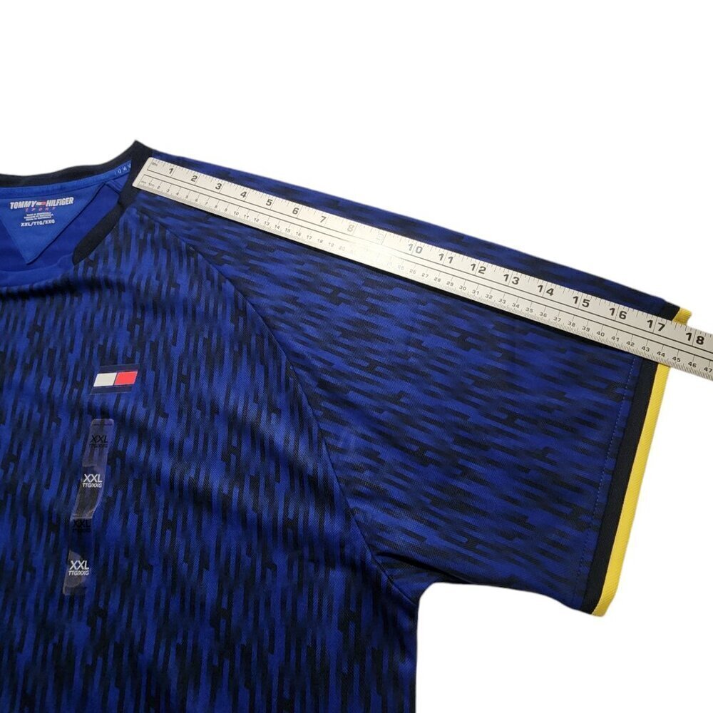 Tommy Hilfiger Men's T-Shirt Sport Wicking UV‎ Short Sleeve Polyester XXL - Picture 4 of 12